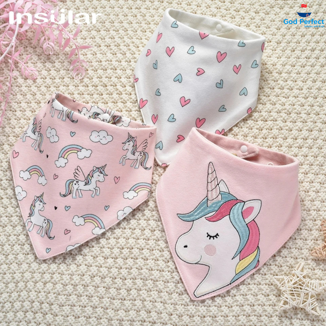 Sets Babero Tipo Bandana Niña