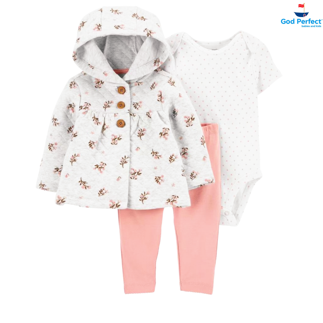 Conjunto Abrigo Niña Bebé