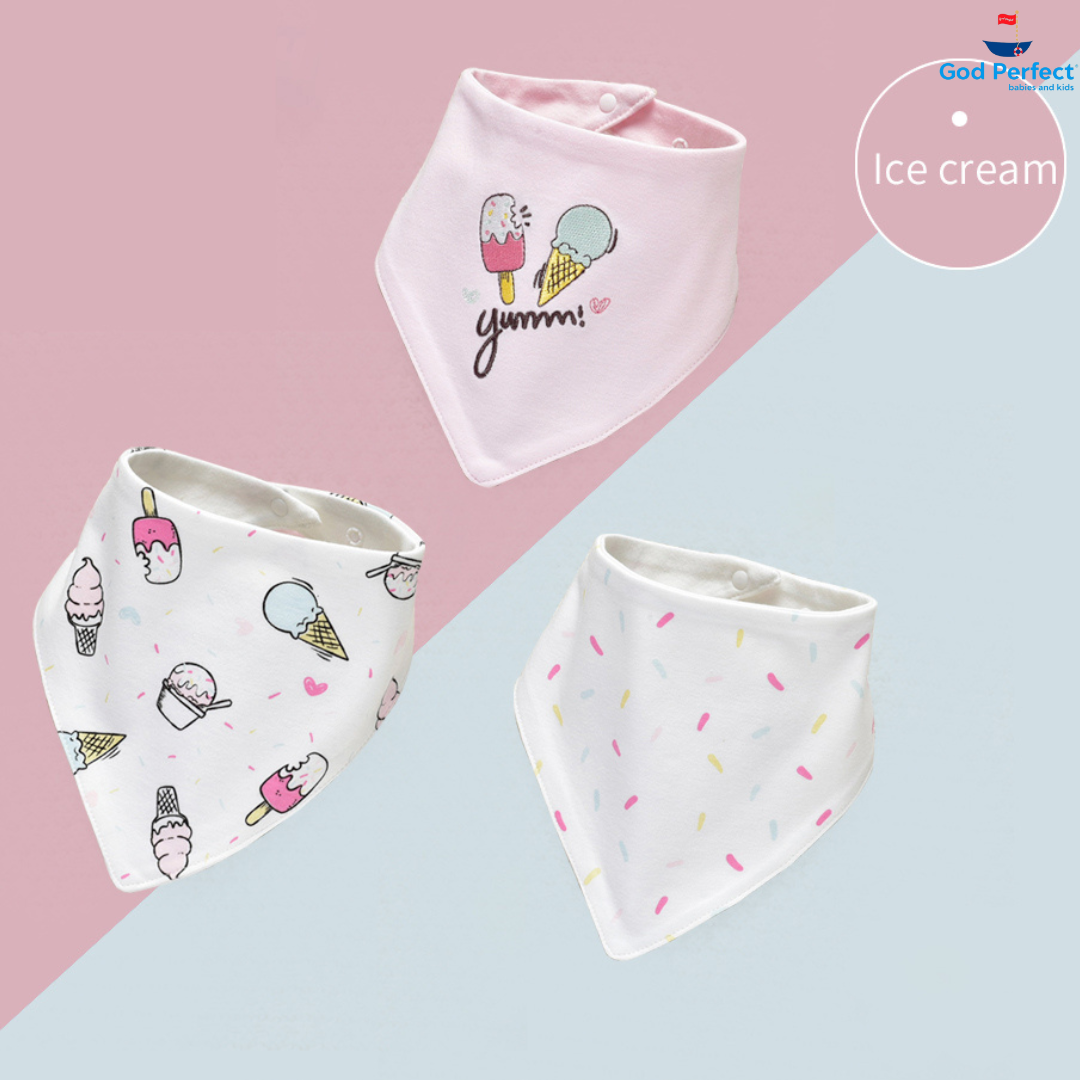 Sets Babero Tipo Bandana Niña