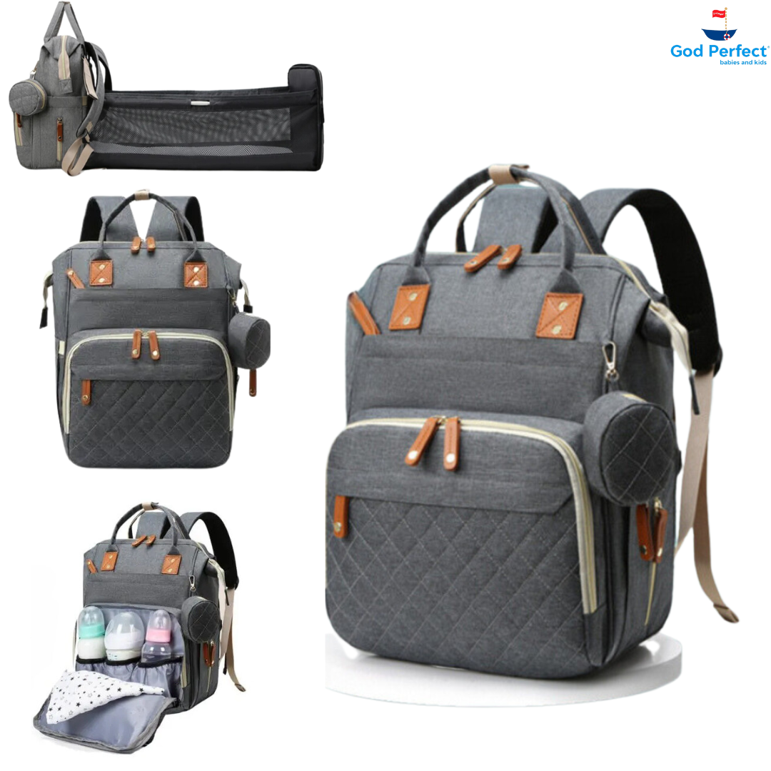 Pañalera Morral Con Cambiador Corral