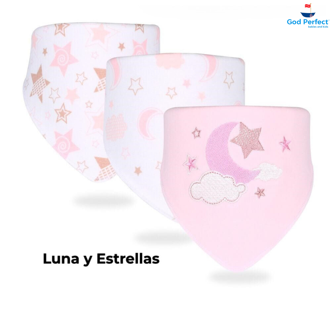 Sets Babero Tipo Bandana Niña