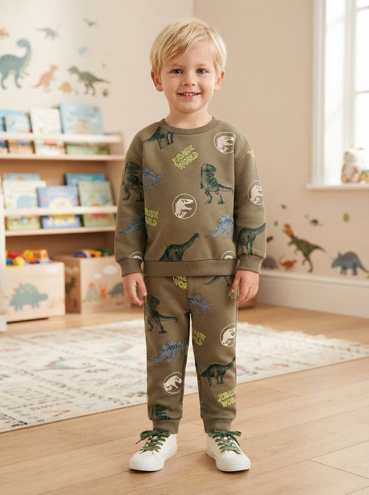 Conjunto Sudadera Importada Premium Jurassic World Dinosaurs