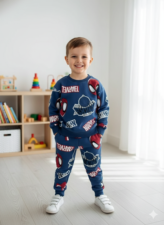 Conjunto Sudadera Importada Spiderman