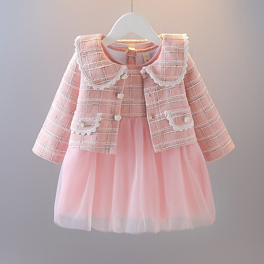 Vestido Elegante Con Abrigo