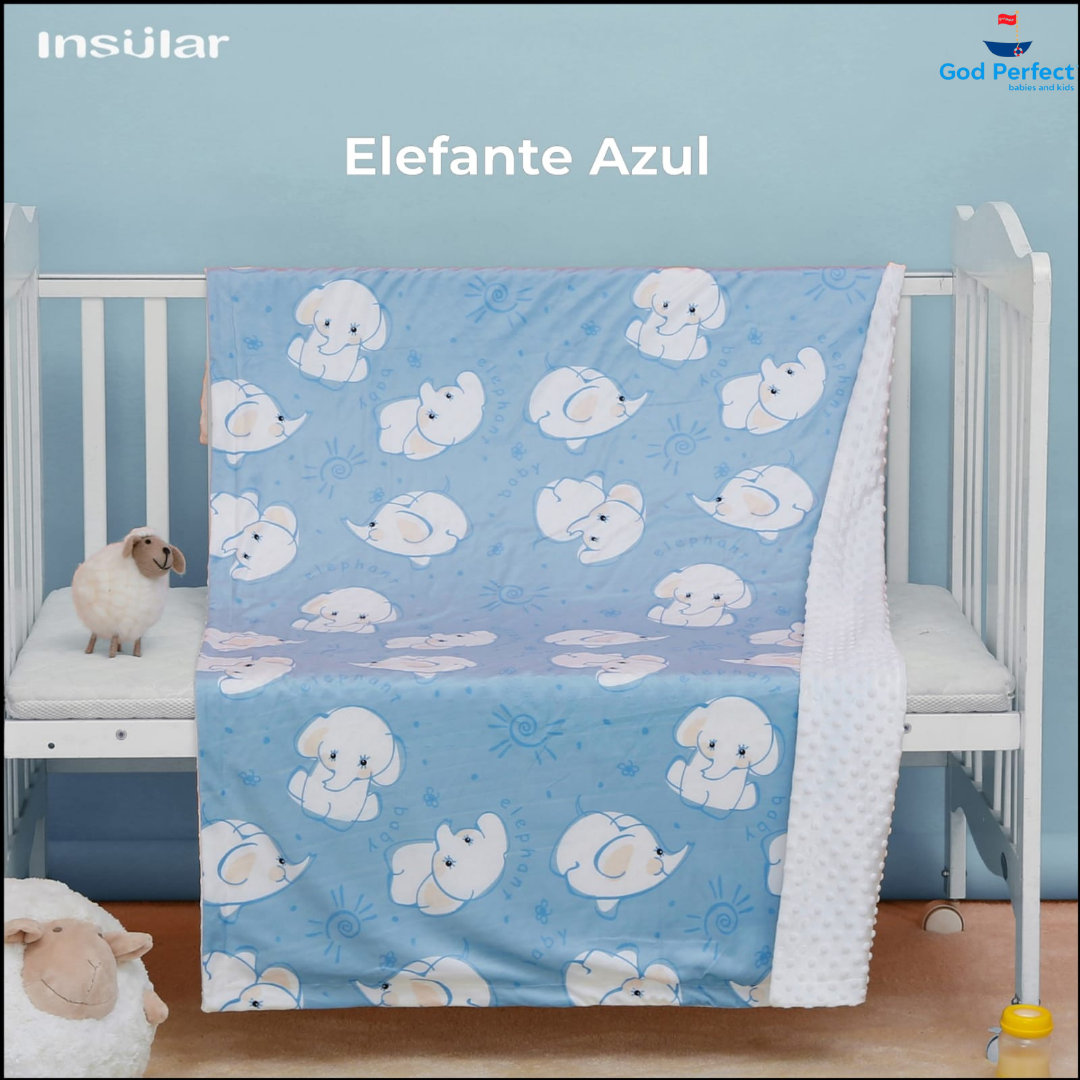 Cobija Estampada Importada Bebé Elefante