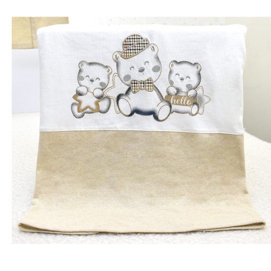 Conjunto Primera Muda Baby Ositos Algodón