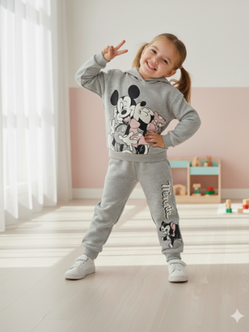 Conjunto Sudadera Importada Miney y Mickey