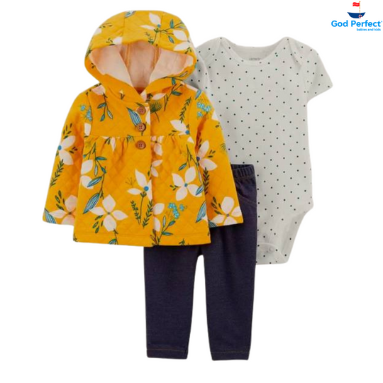 Conjunto Abrigo Niña Bebé