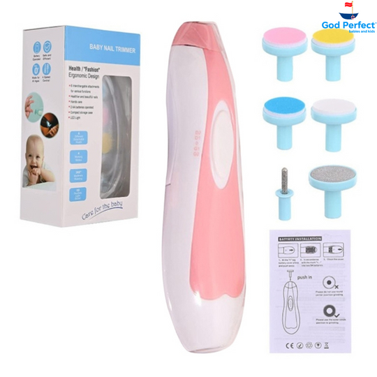 Lima Electrica uñas para Bebé kit