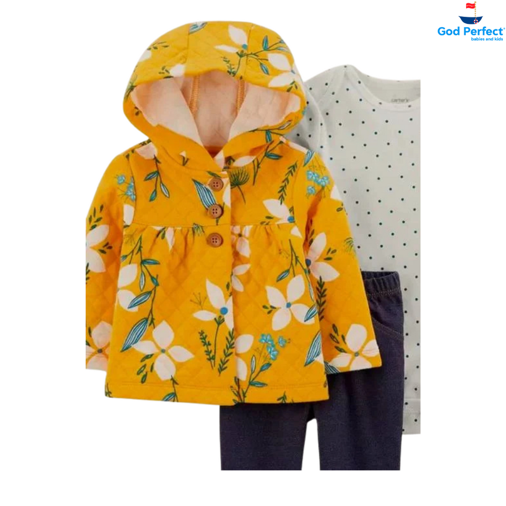 Conjunto Abrigo Niña Bebé
