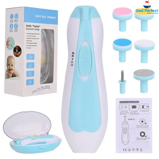 Lima Electrica uñas para Bebé kit