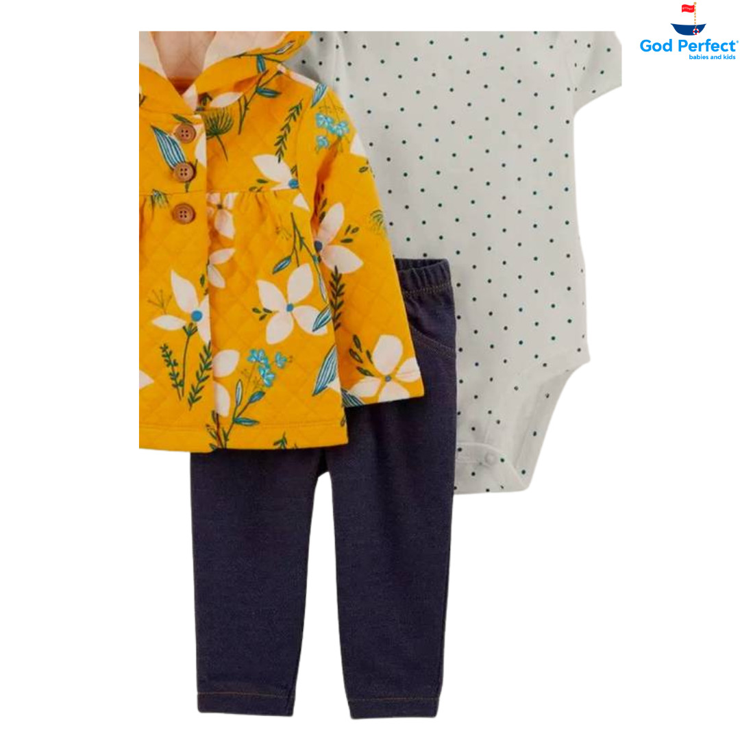 Conjunto Abrigo Niña Bebé