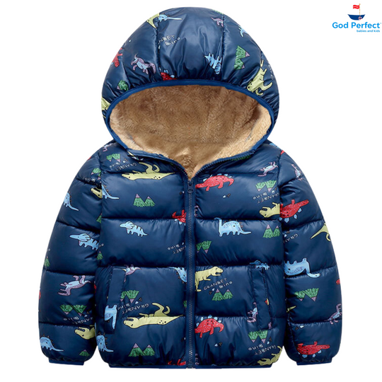 Chaqueta Dinosaurios Impermeable Niño