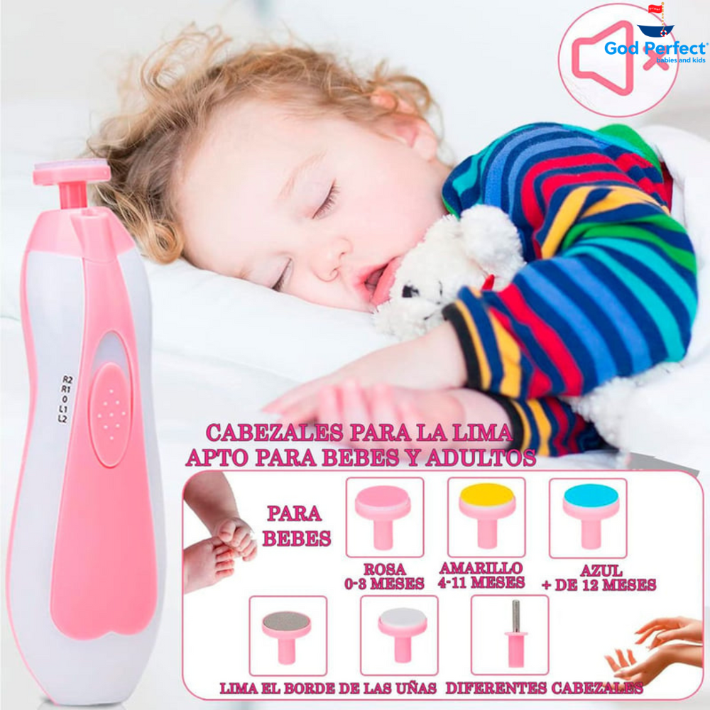 Kit de aseo para bebe recién nacido de 15 piezas + lima eléctrica