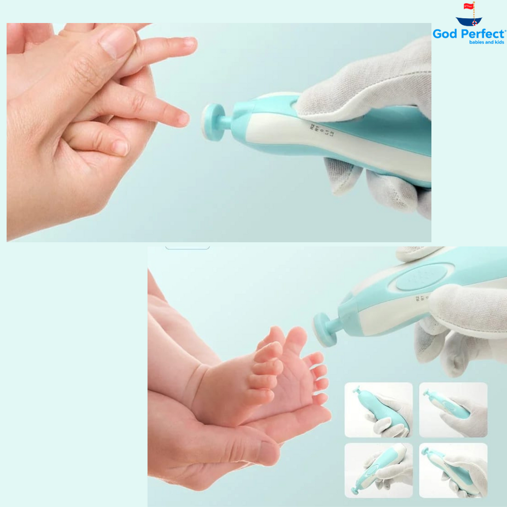 Lima Electrica uñas para Bebé kit