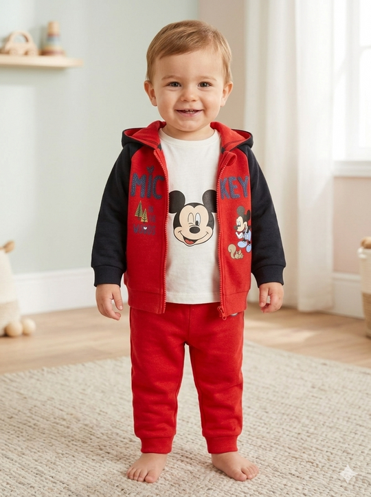 Conjunto Disney Mickey Mouse "In the Woods": Set 3 Piezas