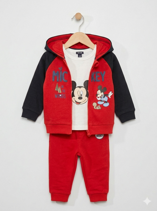 Conjunto Disney Mickey Mouse "In the Woods": Set 3 Piezas