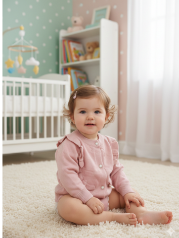 Saco Tejido Importado Niña