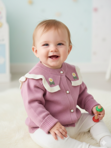 Saco Tejido Importado Niña