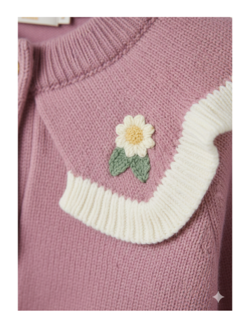 Saco Tejido Importado Niña