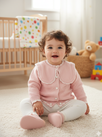 Saco Tejido Importado Niña