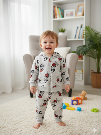 Conjunto Deportivo Mickey Mouse con Cremallera