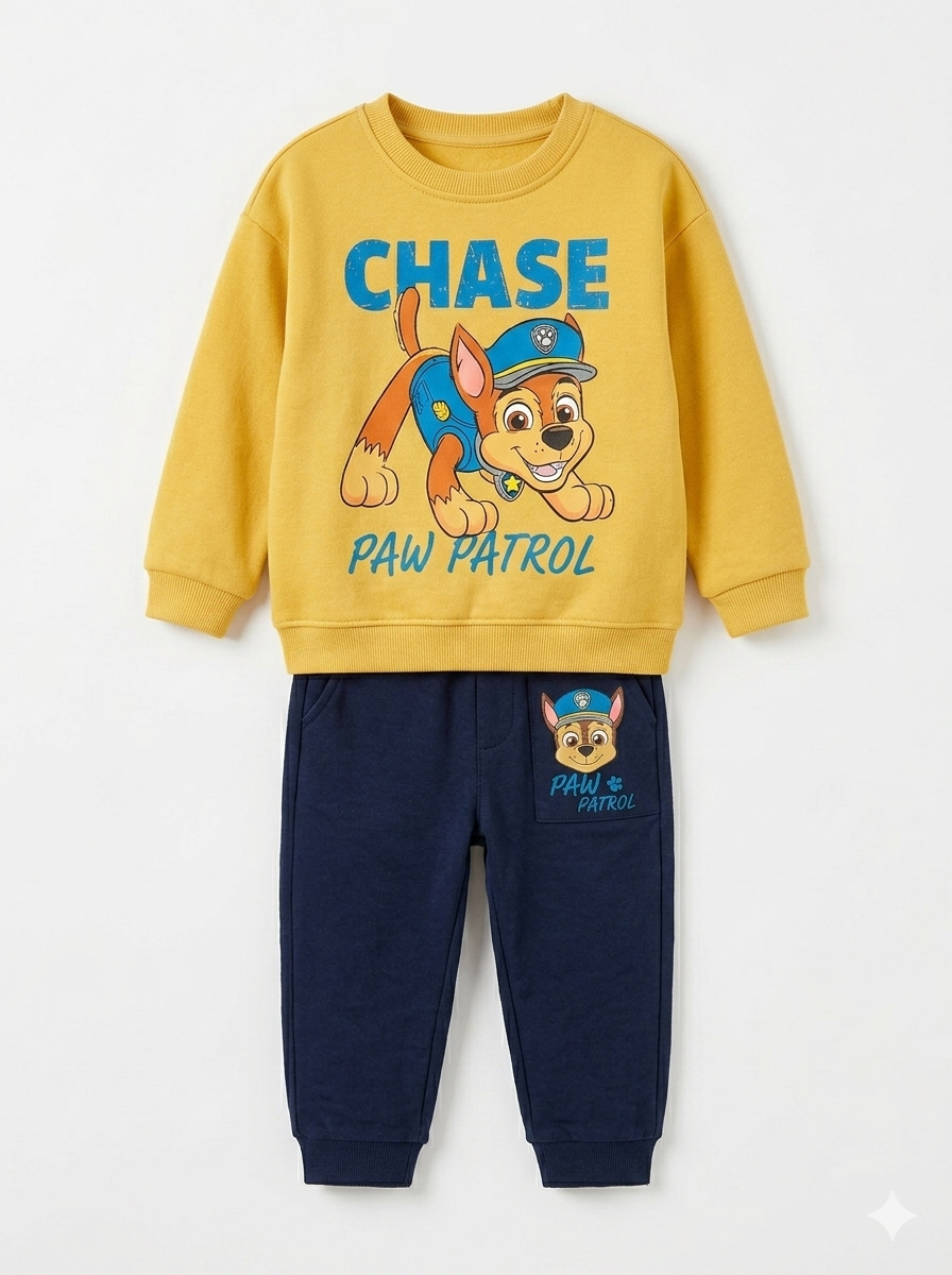 Conjunto Sudadera Importada Premium para Niño Chase Paw Patrol