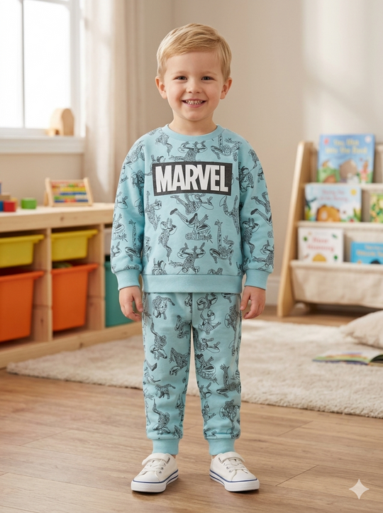 Conjunto Sudadera Importada Premium para Niño Marvel Spiderman