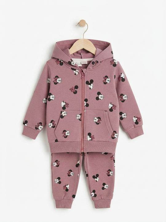 Conjunto Sudadera Importada Premiun para Niña Minnie Chic Zip