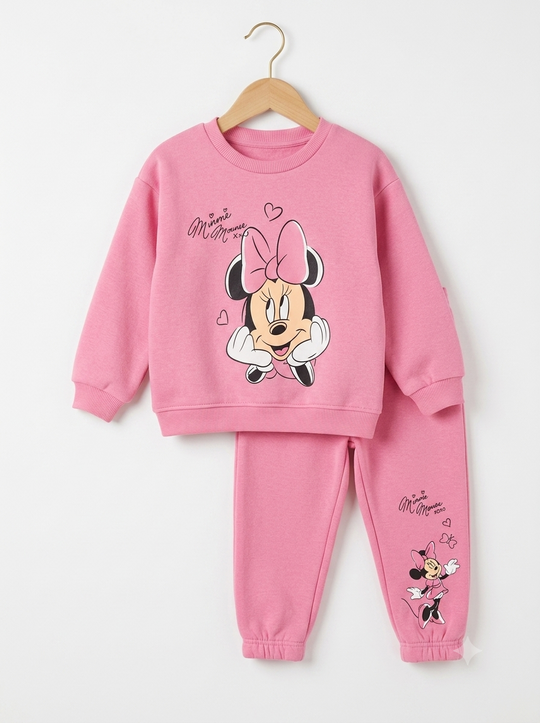 Conjunto Sudadera Importada Premiun para Niña Minnie Sweet Heart