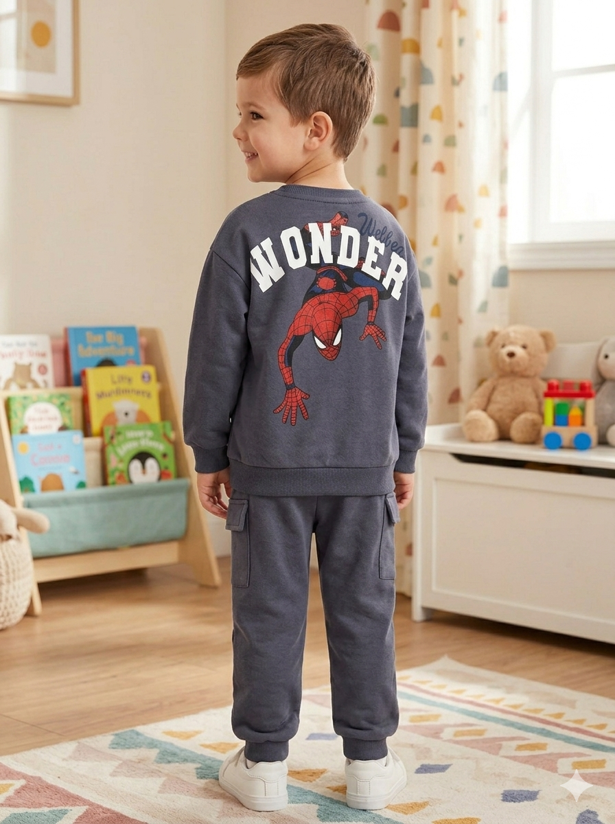Conjunto Sudadera importado Spider-Man "Varsity Hero"