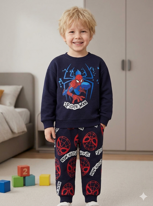 Conjunto Sudadera Importada Premium para Niño Spiderman Hero