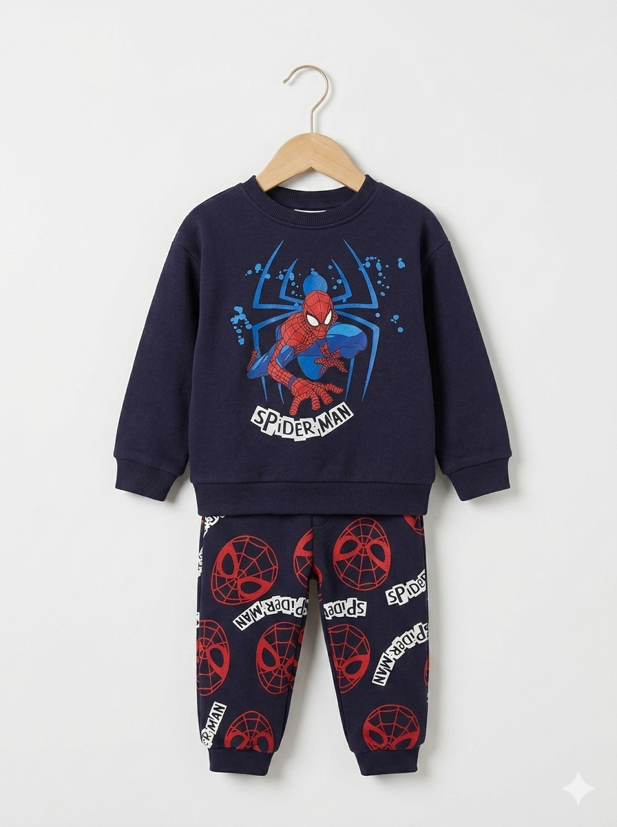 Conjunto Sudadera Importada Premium para Niño Spiderman Hero