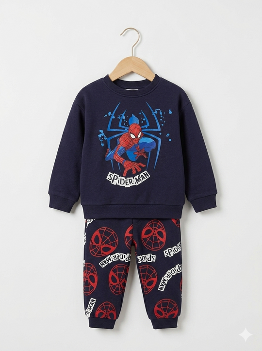 Conjunto Sudadera Importada Premium para Niño Spiderman Hero