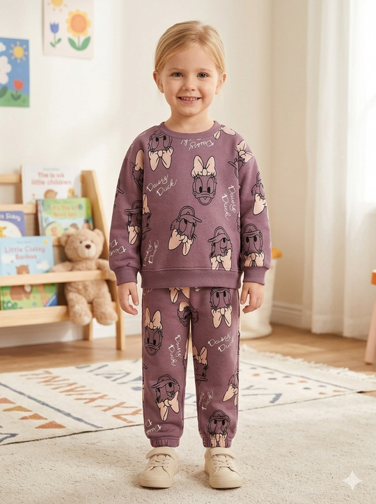 Conjunto Sudadera Niña Importada Daisy Duck