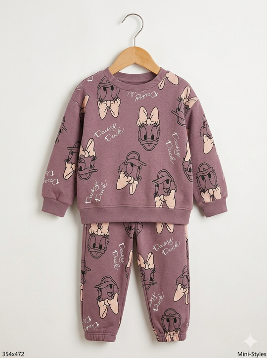 Conjunto Sudadera Niña Importada Daisy Duck