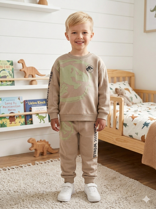Conjunto Sudadera Importada Jurassic World