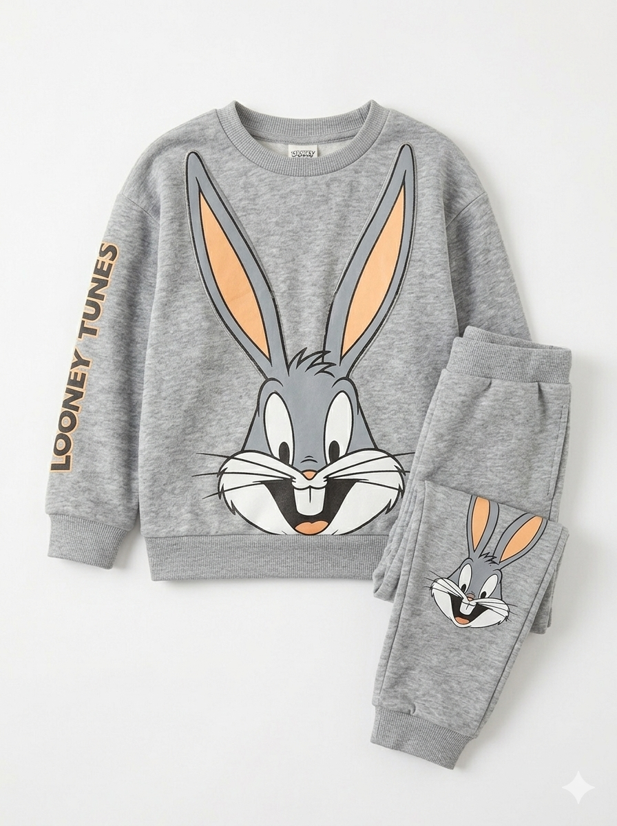 Conjunto Sudadera Importada Premium para Niño Bugs Bunny Looney Tunes