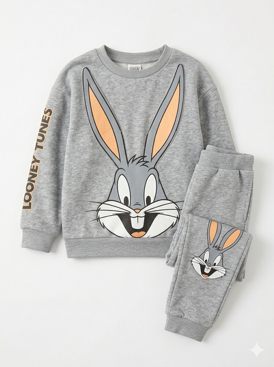 Conjunto Sudadera Importada Premium para Niño Bugs Bunny Looney Tunes