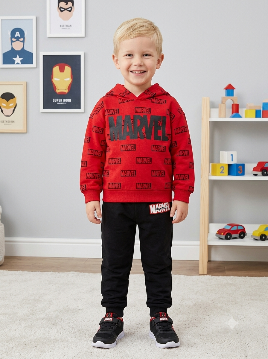 Conjunto Sudadera Importada Premium  Niño Marvel