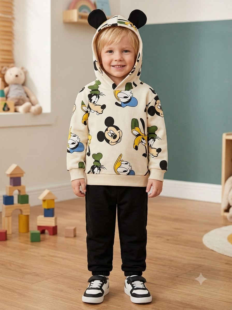 Conjunto Sudadera Importada Premium Niño  Mickey & Amigos