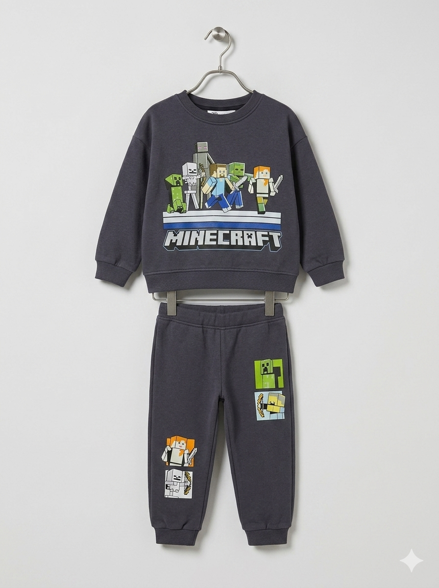 Conjunto Sudadera Importada  Minecraft