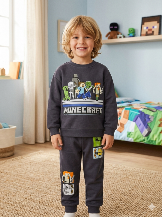 Conjunto Sudadera Importada  Minecraft