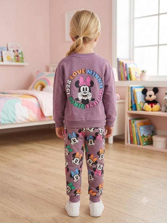 Conjunto Sudadera Importada Premiun para Niña Minnie Love