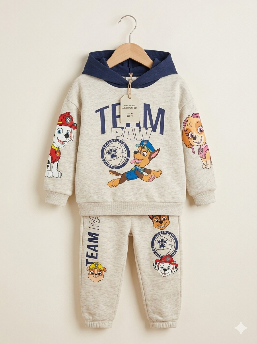 Conjunto Sudadera Importada Team Paw Patrol