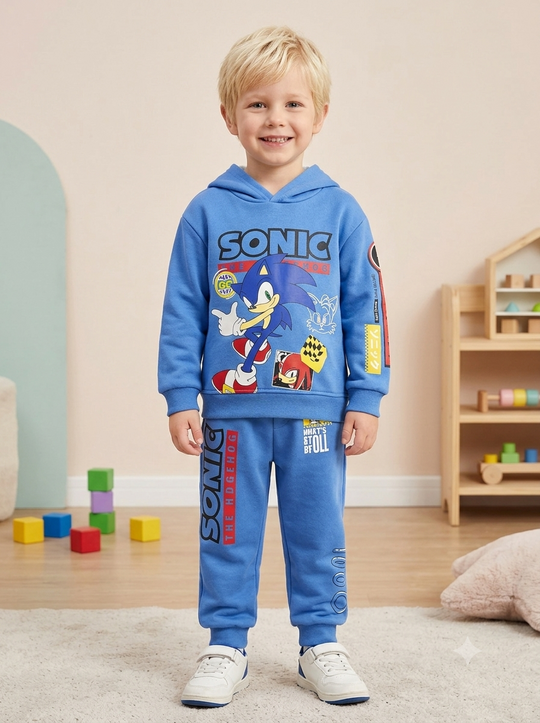 Conjunto Sudadera Importada Premium Niño "Sonic Speed"