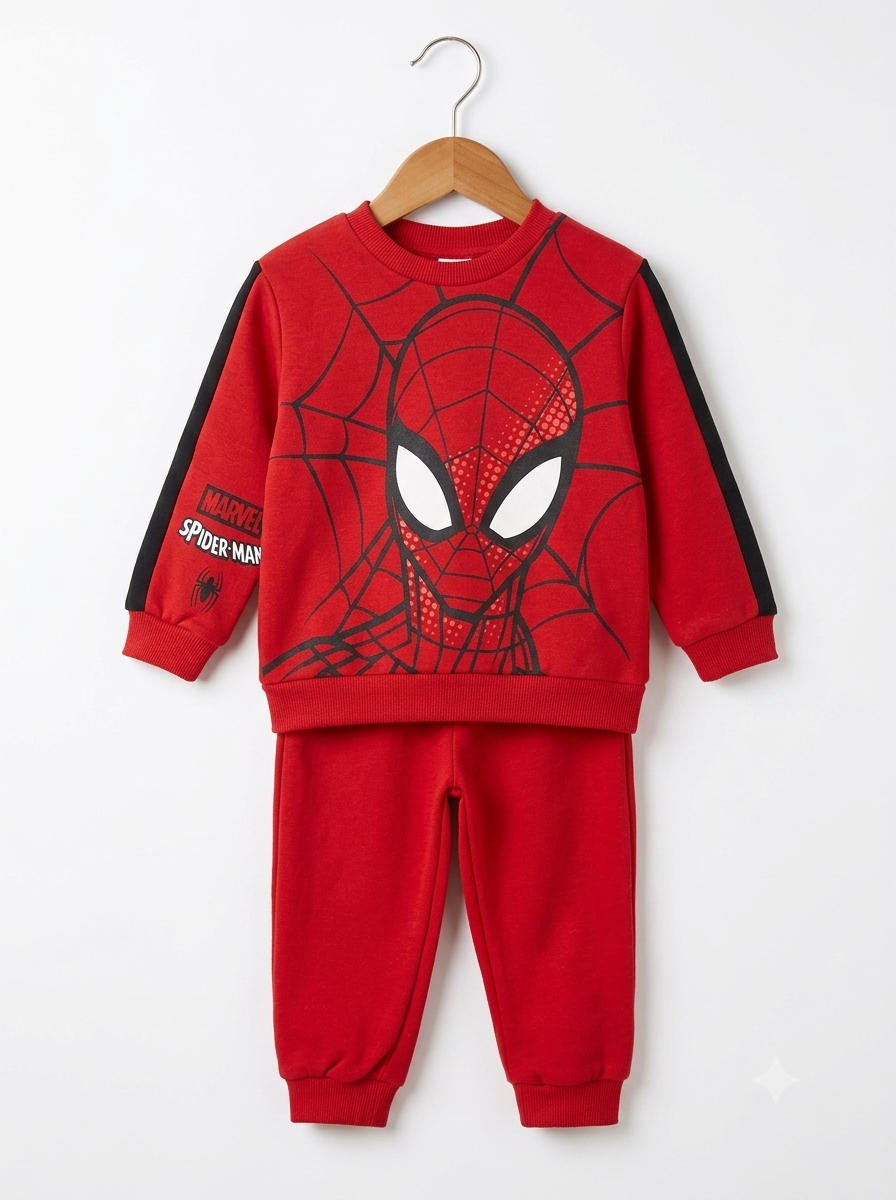 Conjunto Sudadera Importada Premium  Niño "Spiderman Web"