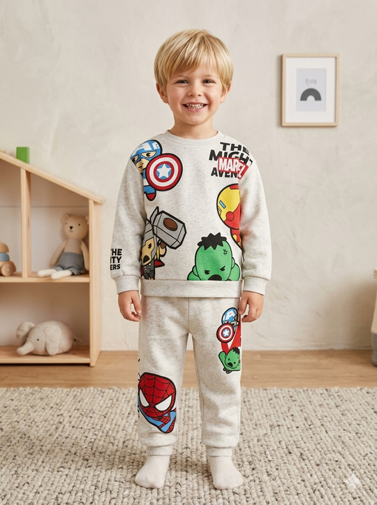 Conjunto Sudadera Importada Marvel Avengers Squad