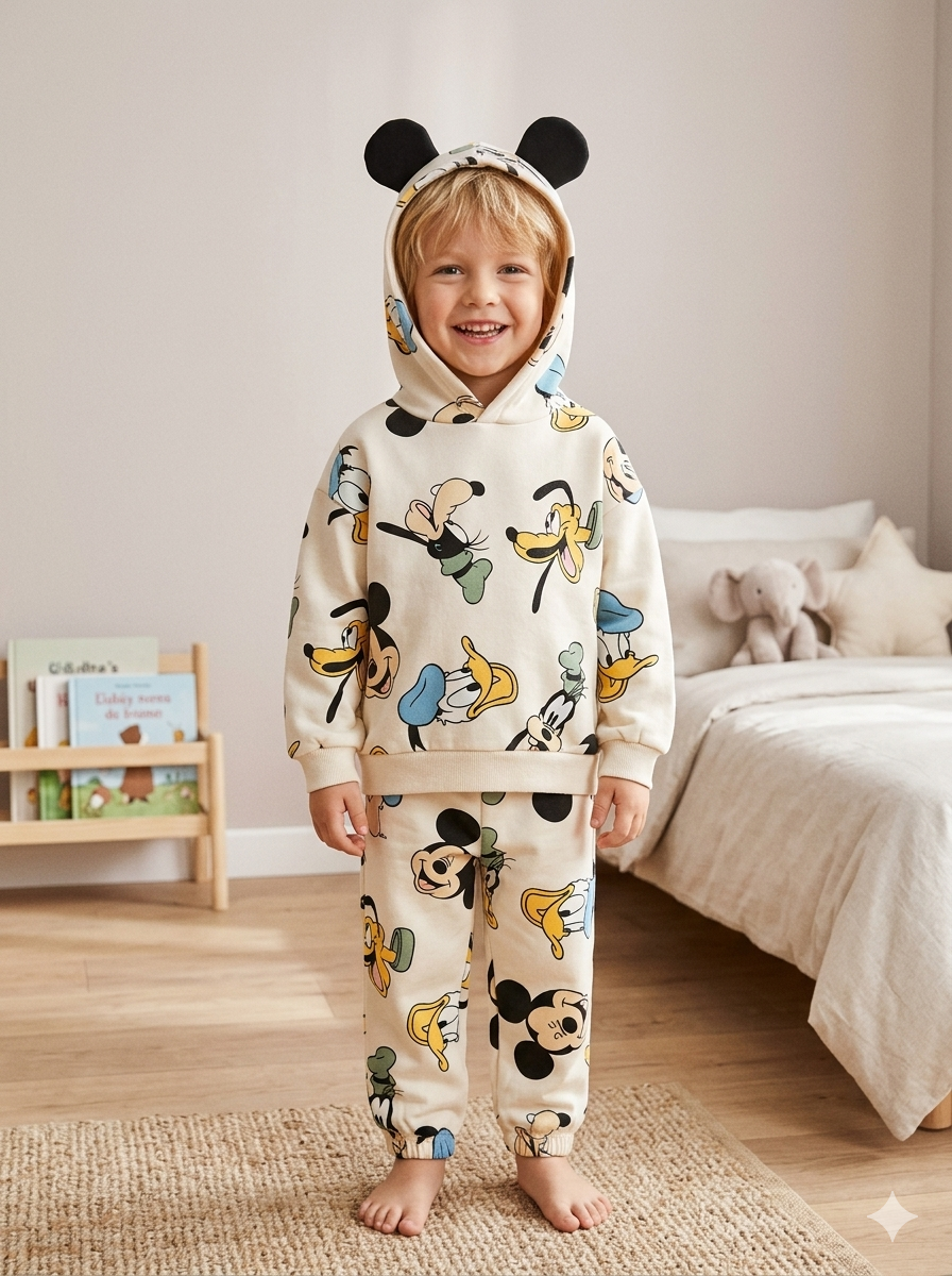 Conjunto Sudadera Importada  Mickey & Friends