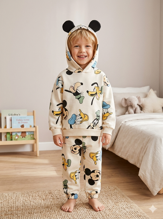 Conjunto Sudadera Importada  Mickey & Friends